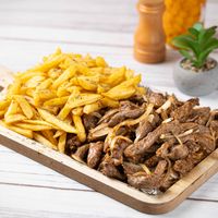 2x Porções de Contra Filé com Batata Frita